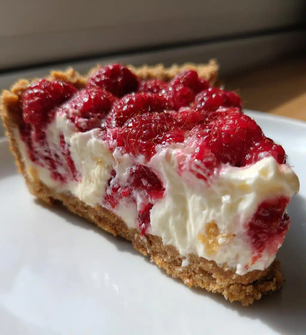 no bake raspberry cheesecake