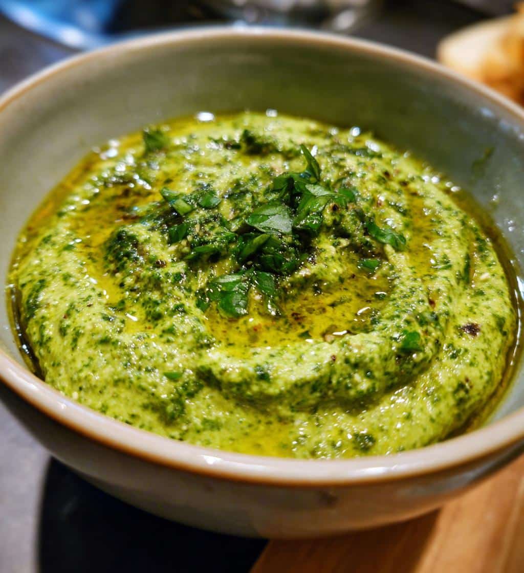 nut free avocado pesto - detail 1