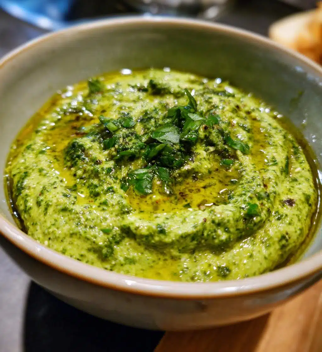 nut free avocado pesto - detail 1