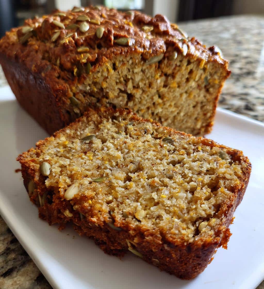 oatmeal seed bread - detail 1