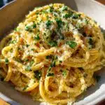 one pot lemon garlic parmesan pasta recipe