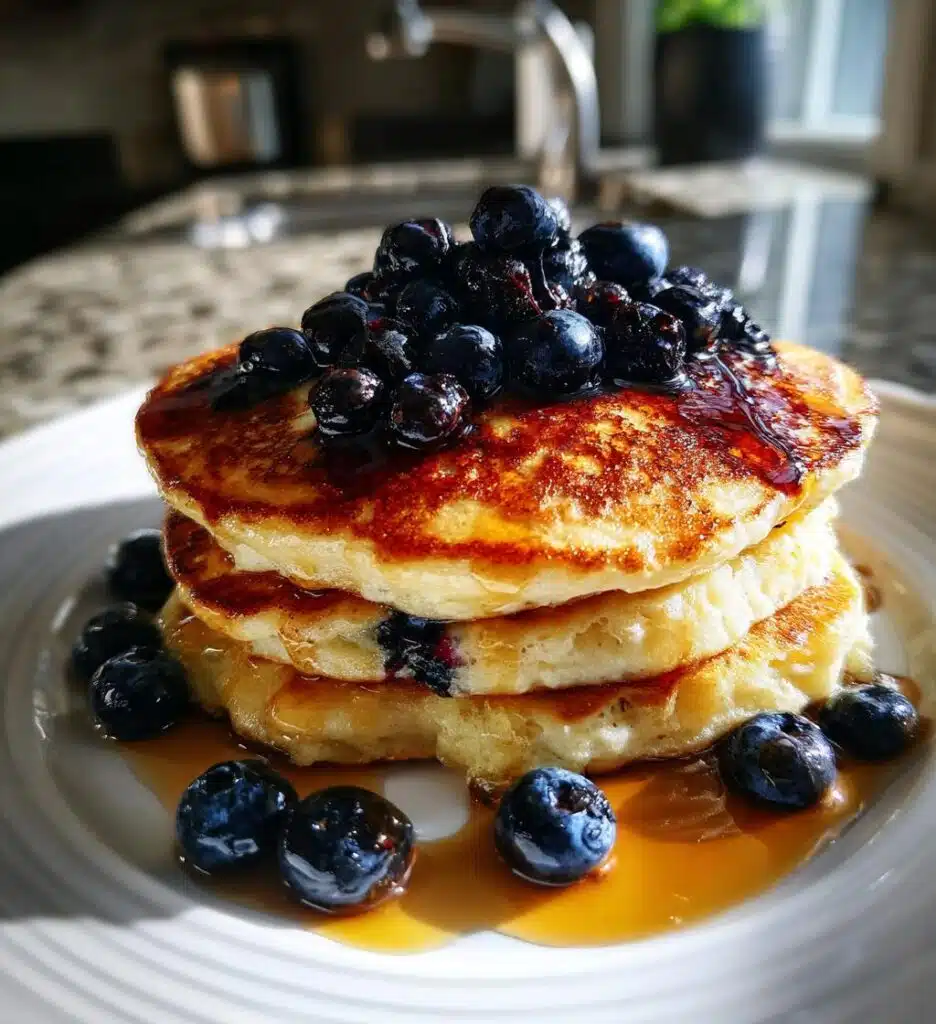 oven baked blueberry pancakes vegan