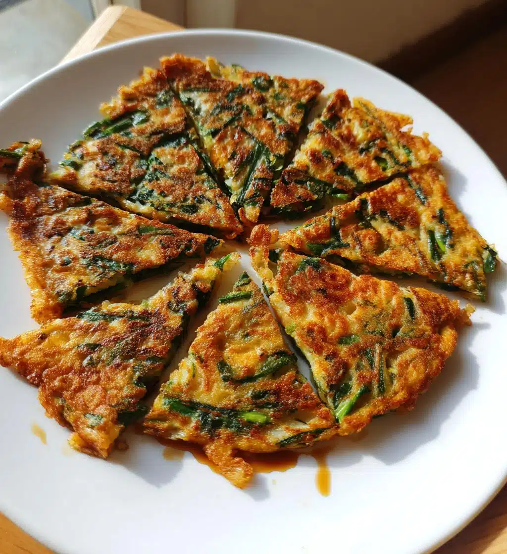 pajeon korean scallion pancakes - detail 1