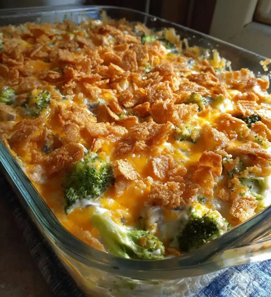 paula deens creamy broccoli mushroom bake
