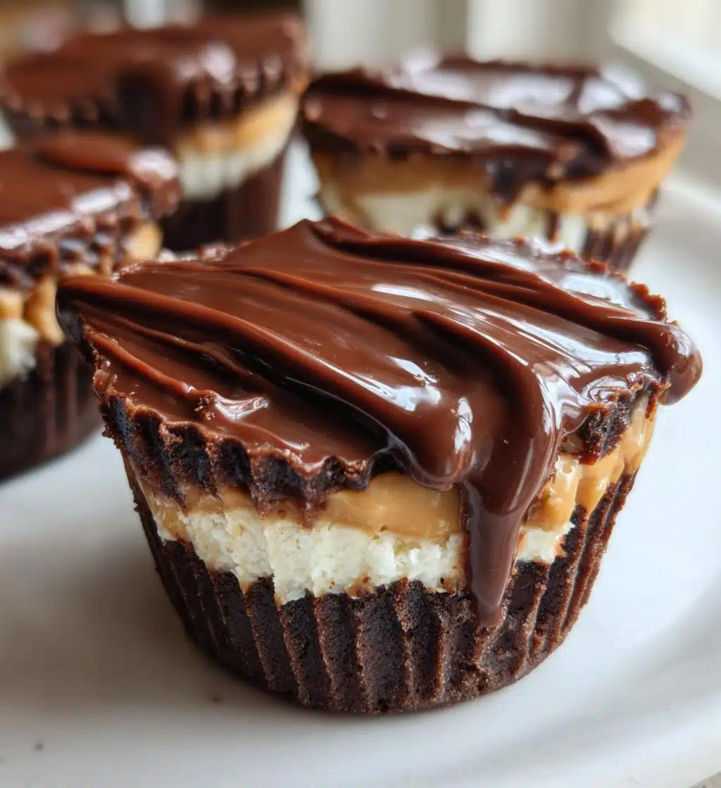 peanut butter chocolate cups - detail 1