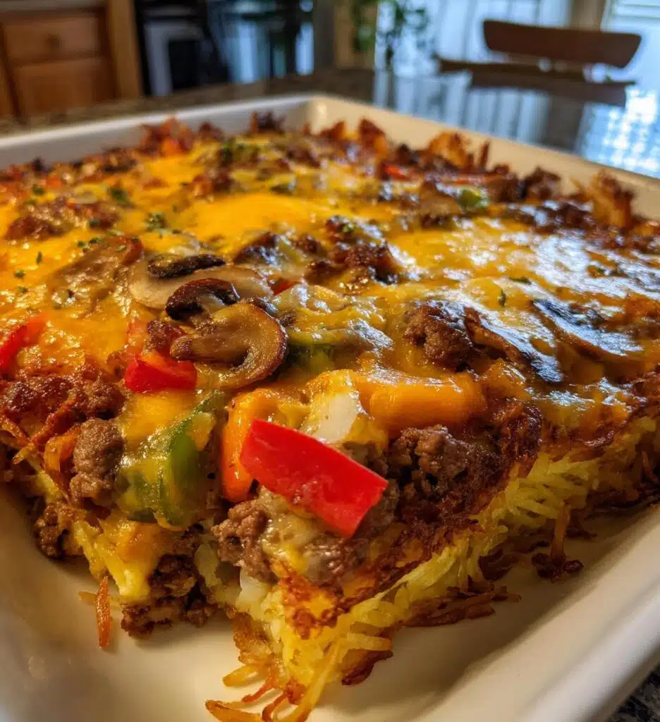 philly cheese steak casserole recipe