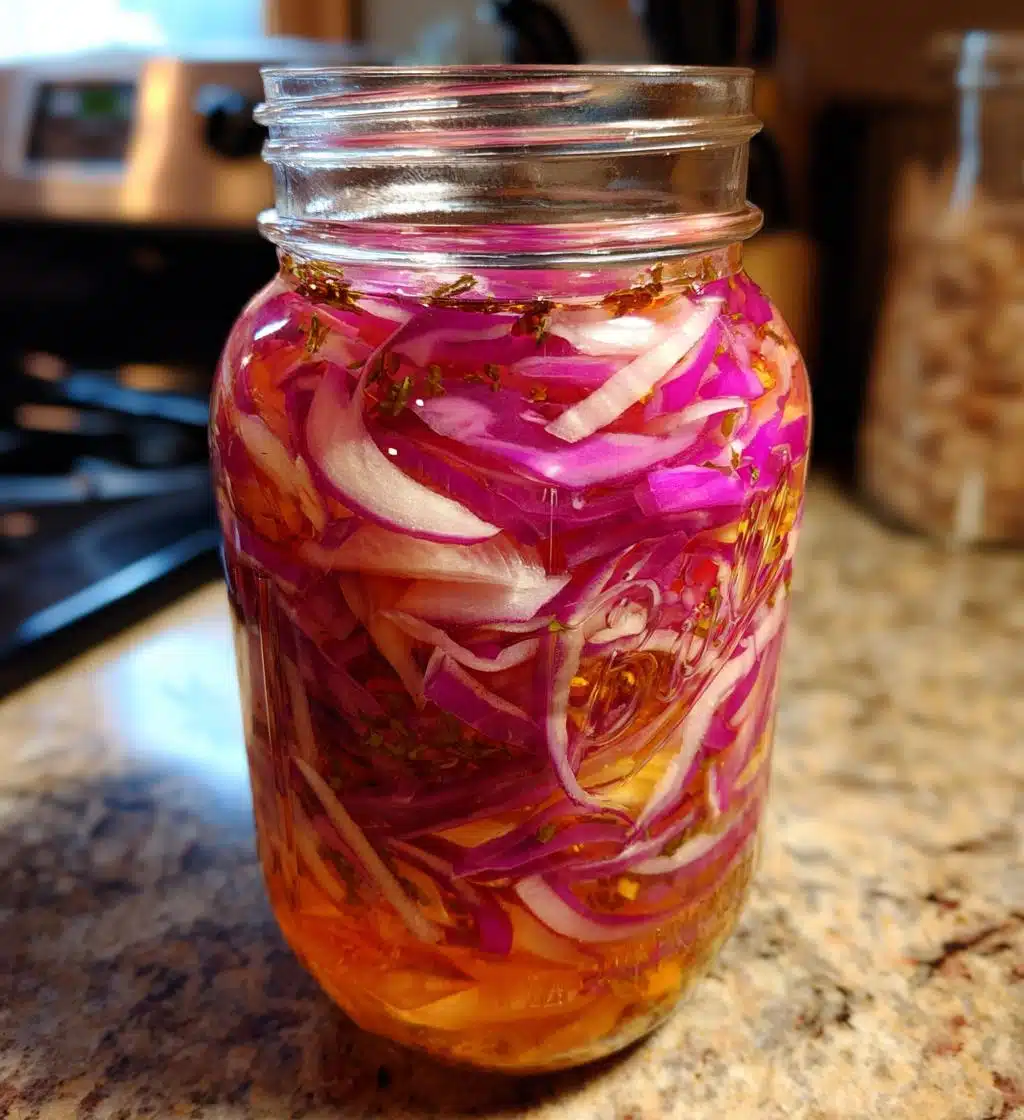 pickled red onions
