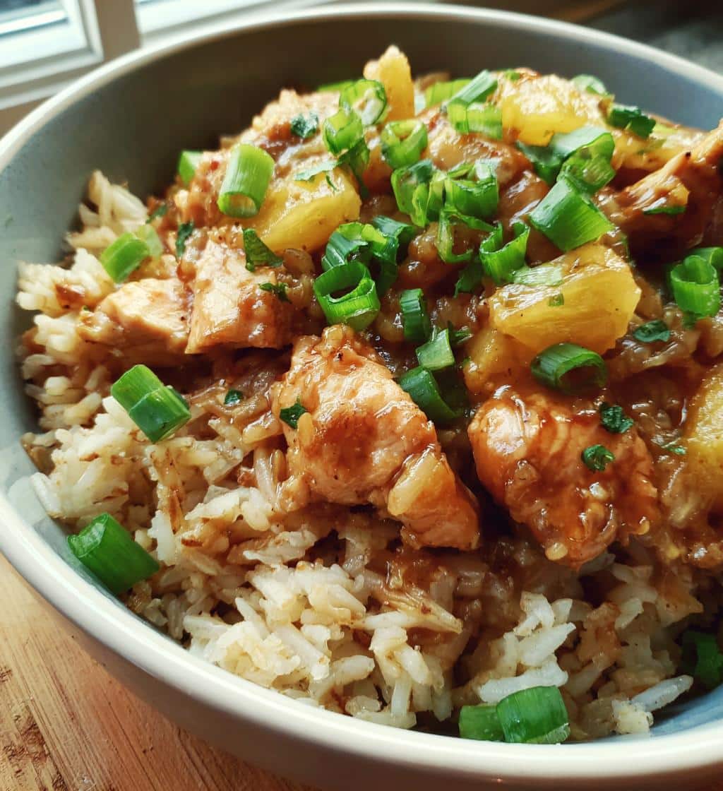 pineapple chicken and rice a sweet and savory delight - detail 1