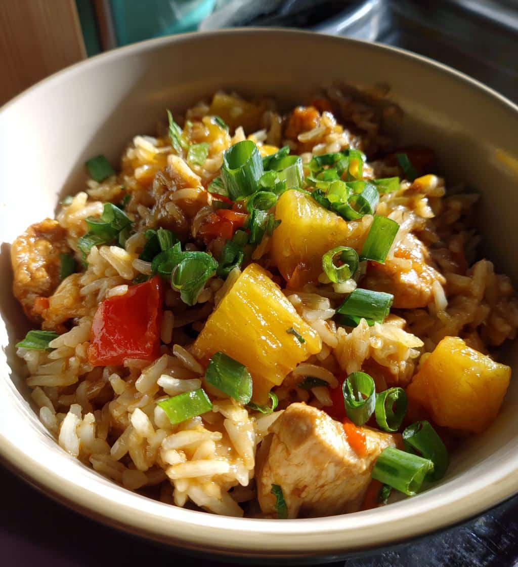 pineapple chicken and rice a sweet and savory delight
