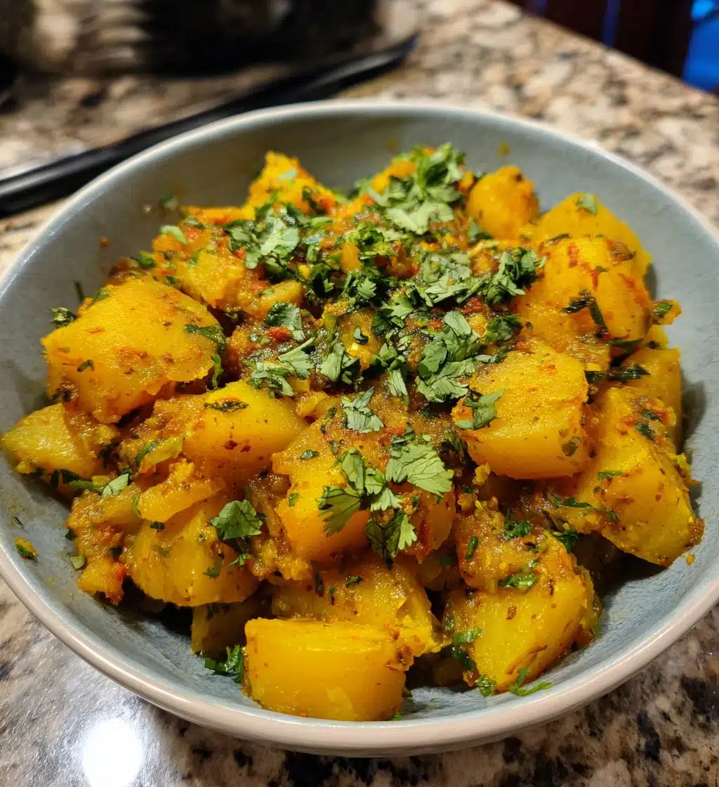 potato curry - detail 1