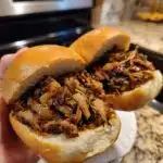 pulled mushroom sandwiches