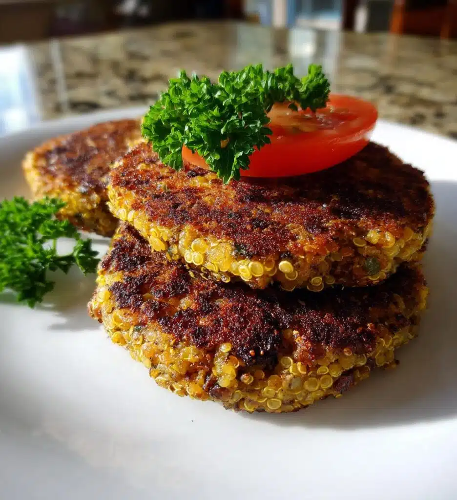 quinoa lentil burgers
