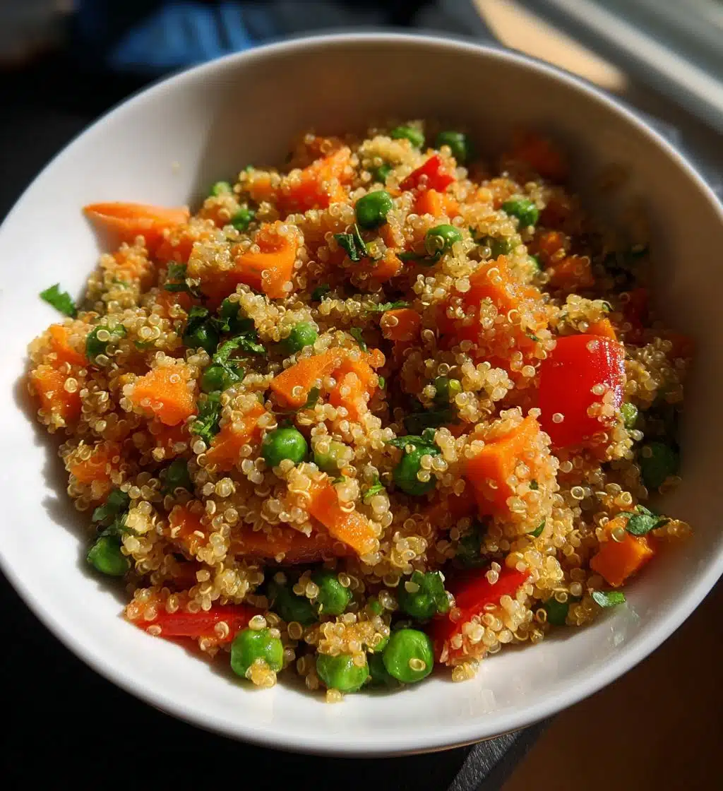 quinoa pilaf - detail 1