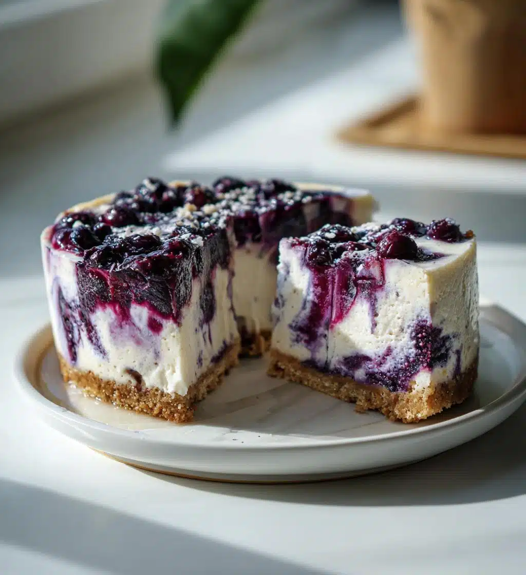 raw vegan blueberry cheesecake recipe