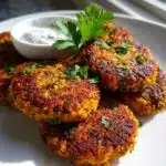 red lentil patties