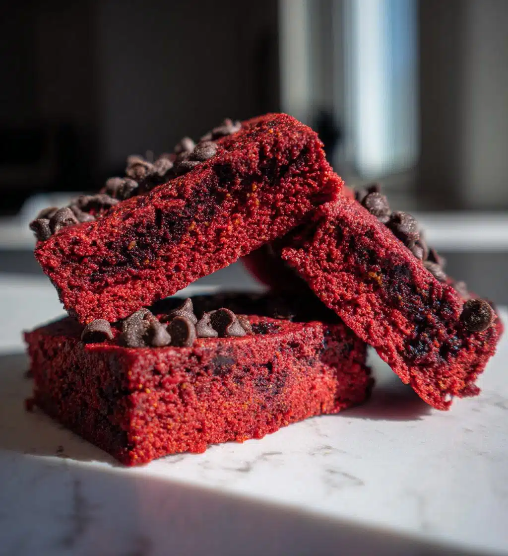 red velvet bars vegan gluten free