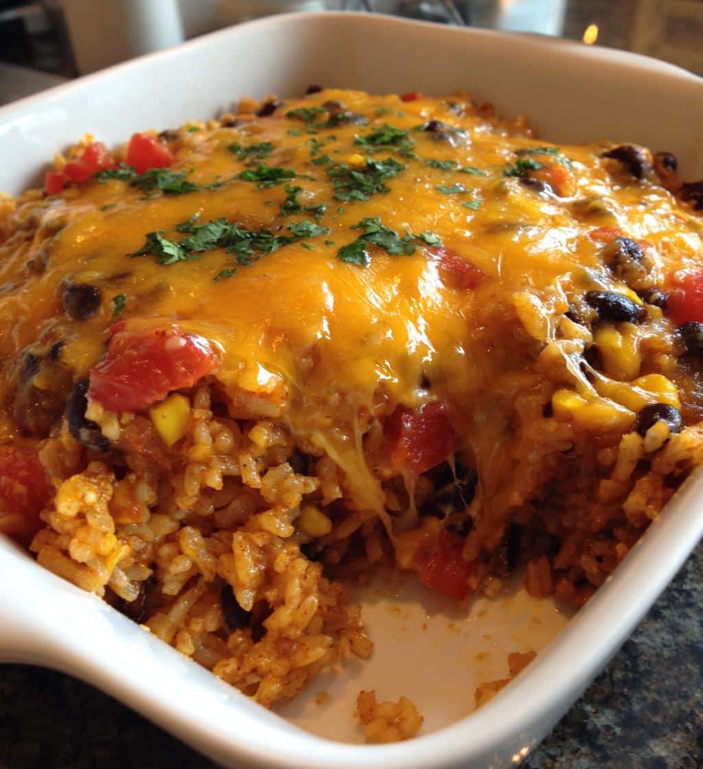 rice and bean casserole