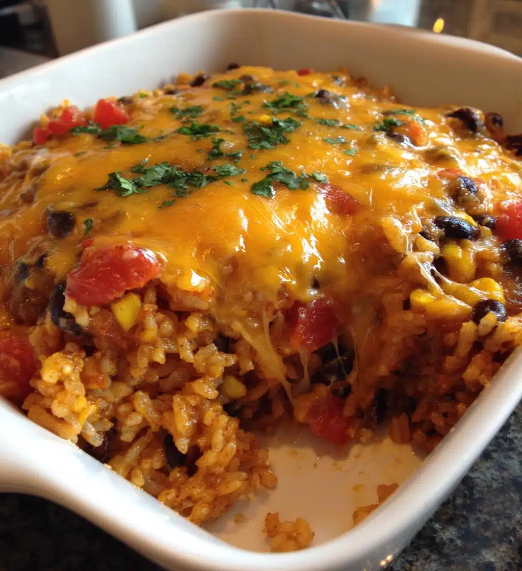 rice and bean casserole