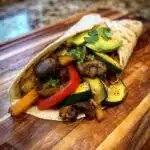 roasted vegetable fajitas