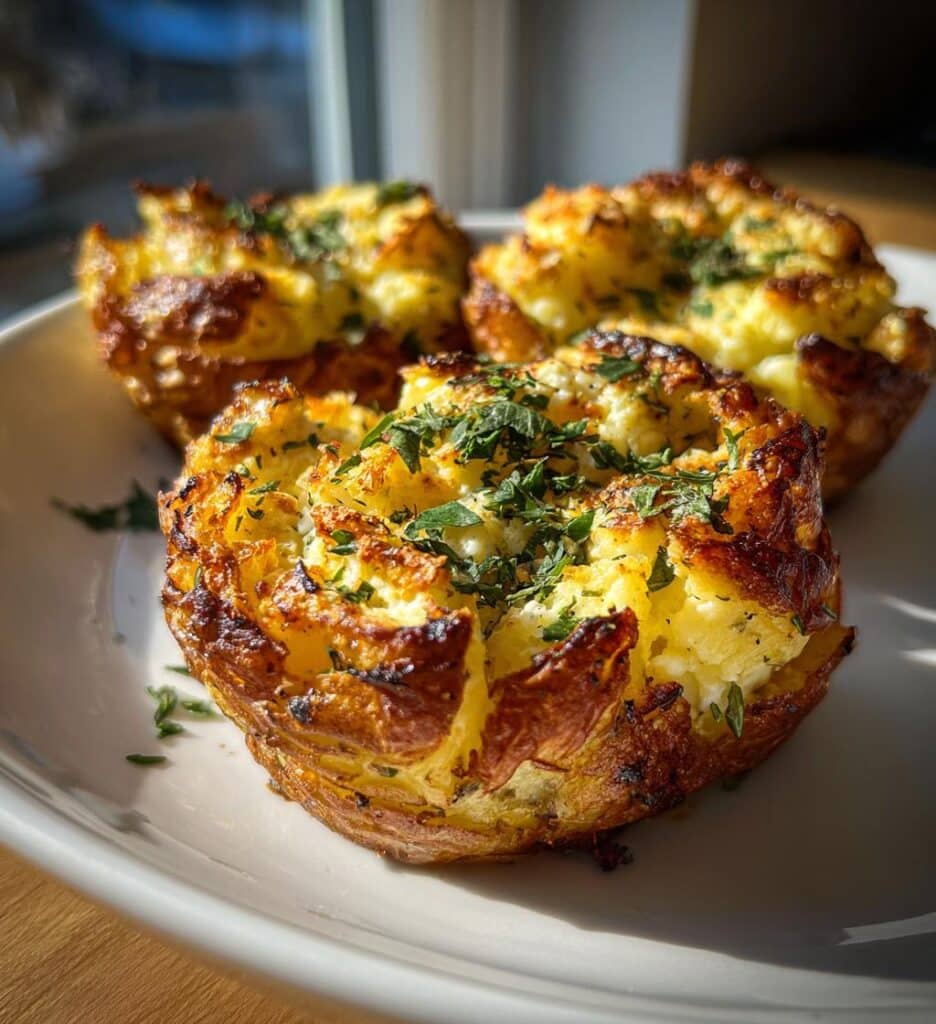 smashed potatoes