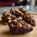 snickers stuffed dates