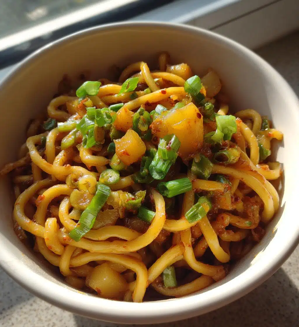 spicy potato noodles - detail 1