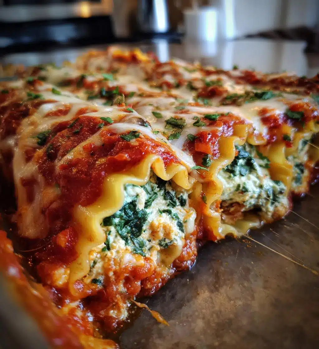 spinach ricotta cannelloni recipe - detail 1