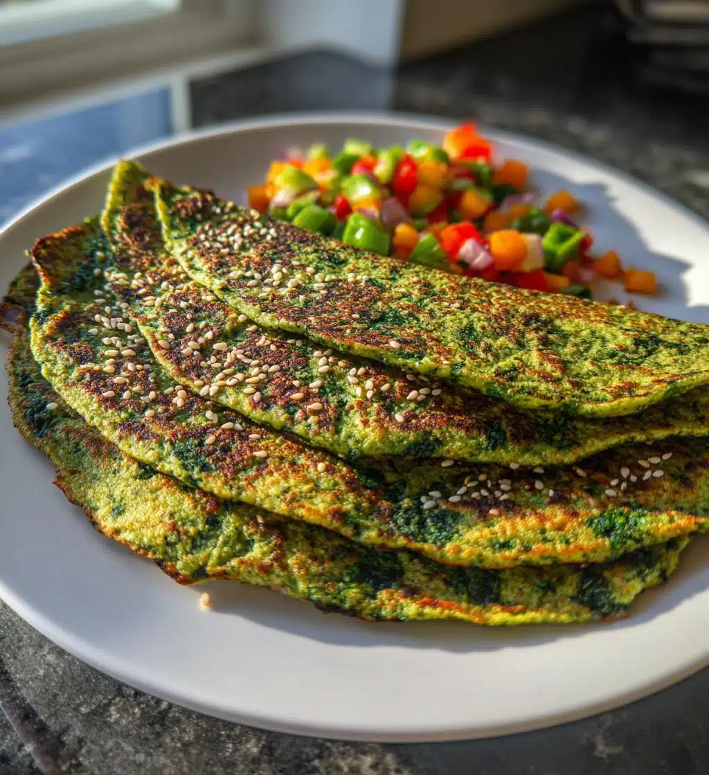 spinach tortillas gluten free healthy vegan - detail 1