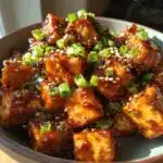 sticky teriyaki tofu