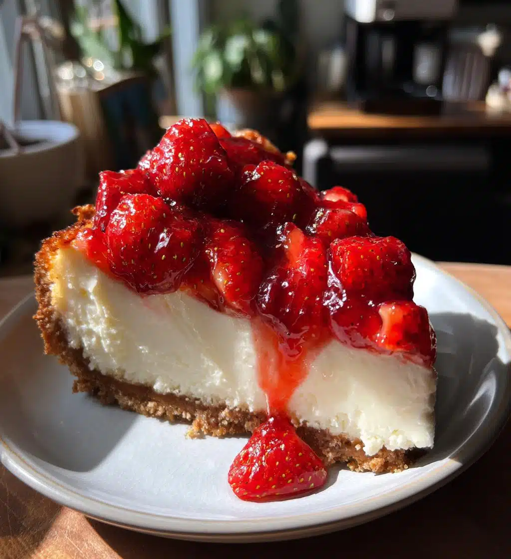 strawberry cheesecake recipe - detail 1