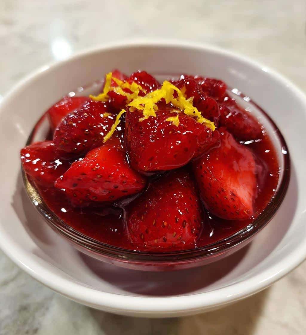 strawberry compote sauce