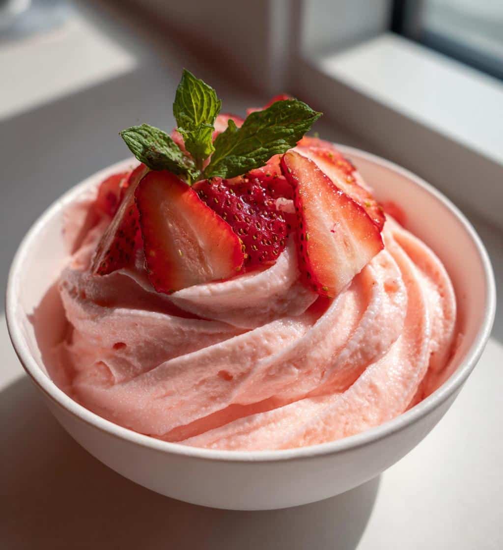 strawberry frozen yogurt recipe - detail 1