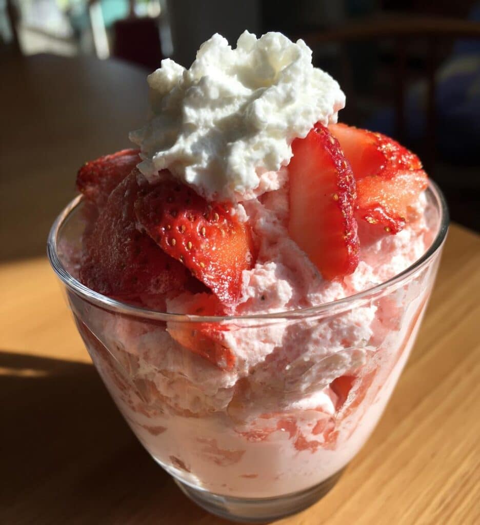 strawberry mousse