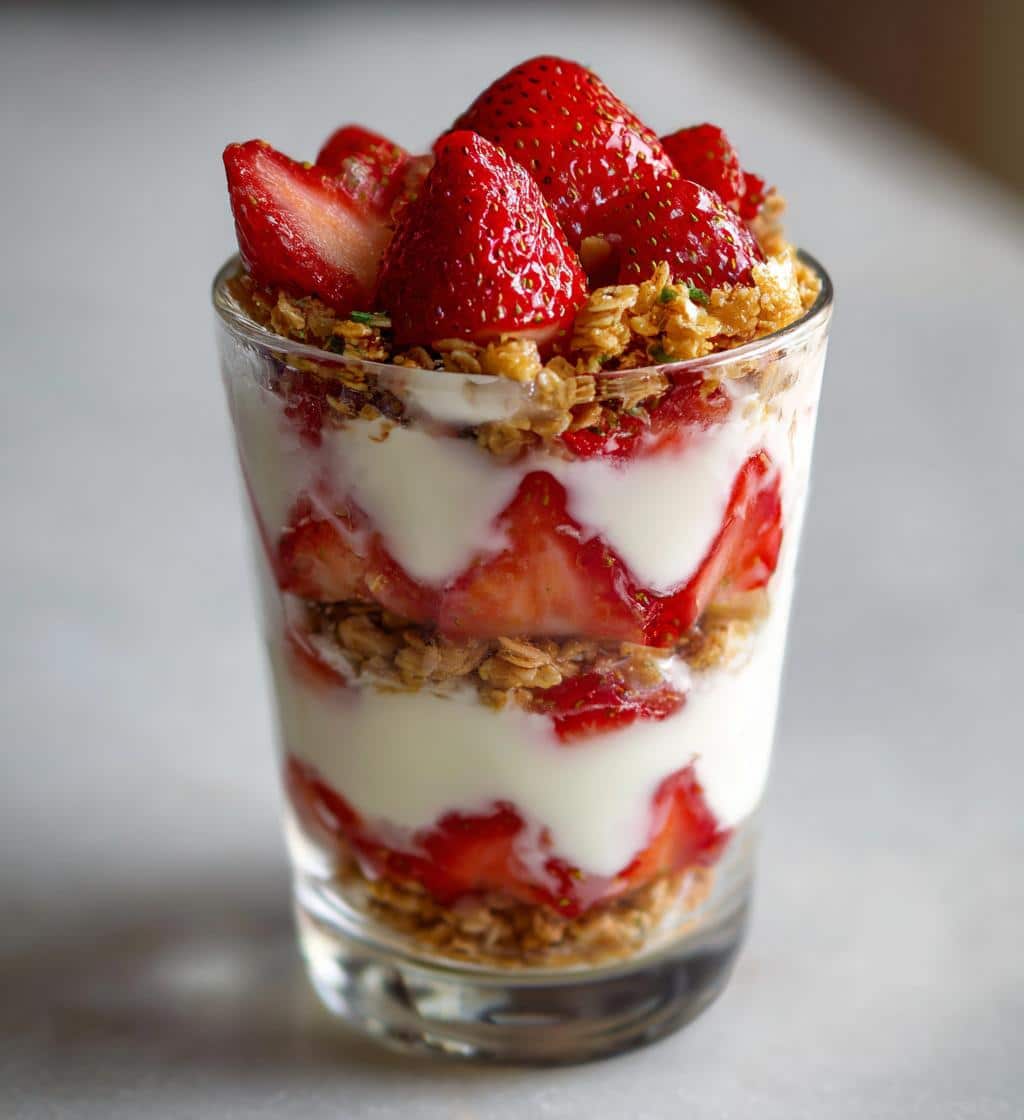 strawberry parfait - detail 1