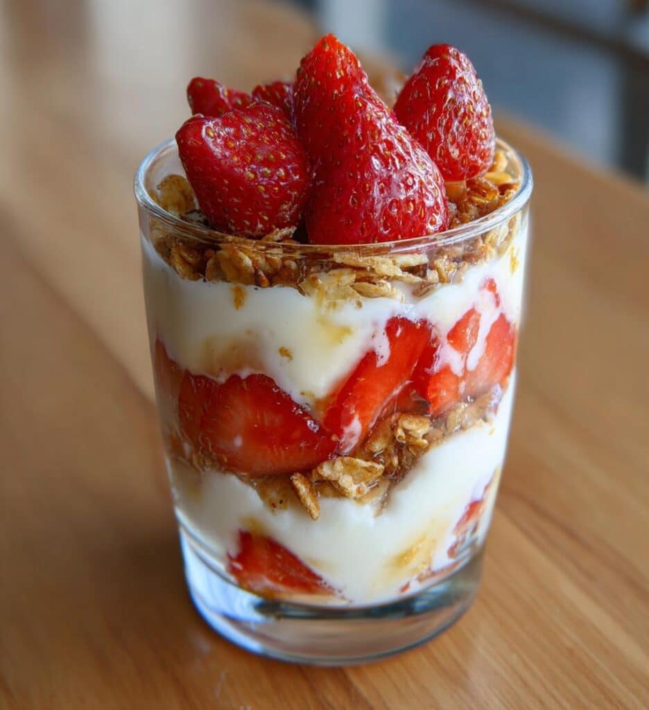 strawberry parfait