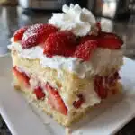 strawberry sheet cake pudding