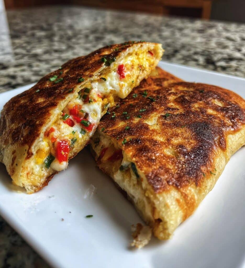 stuffed flatbread