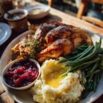thanksgiving food table display