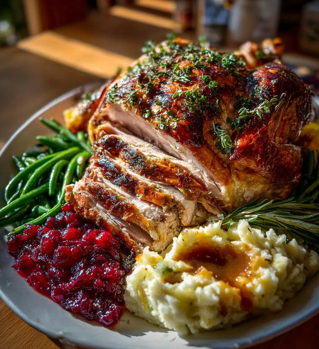 thanksgiving food table
