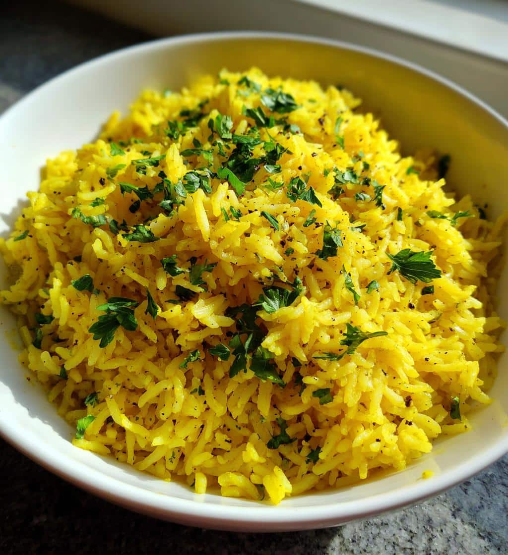 turmeric rice recipe - detail 1
