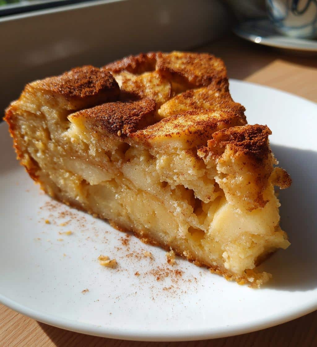vegan apple cake - detail 1