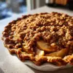 vegan apple pie streusel gluten free
