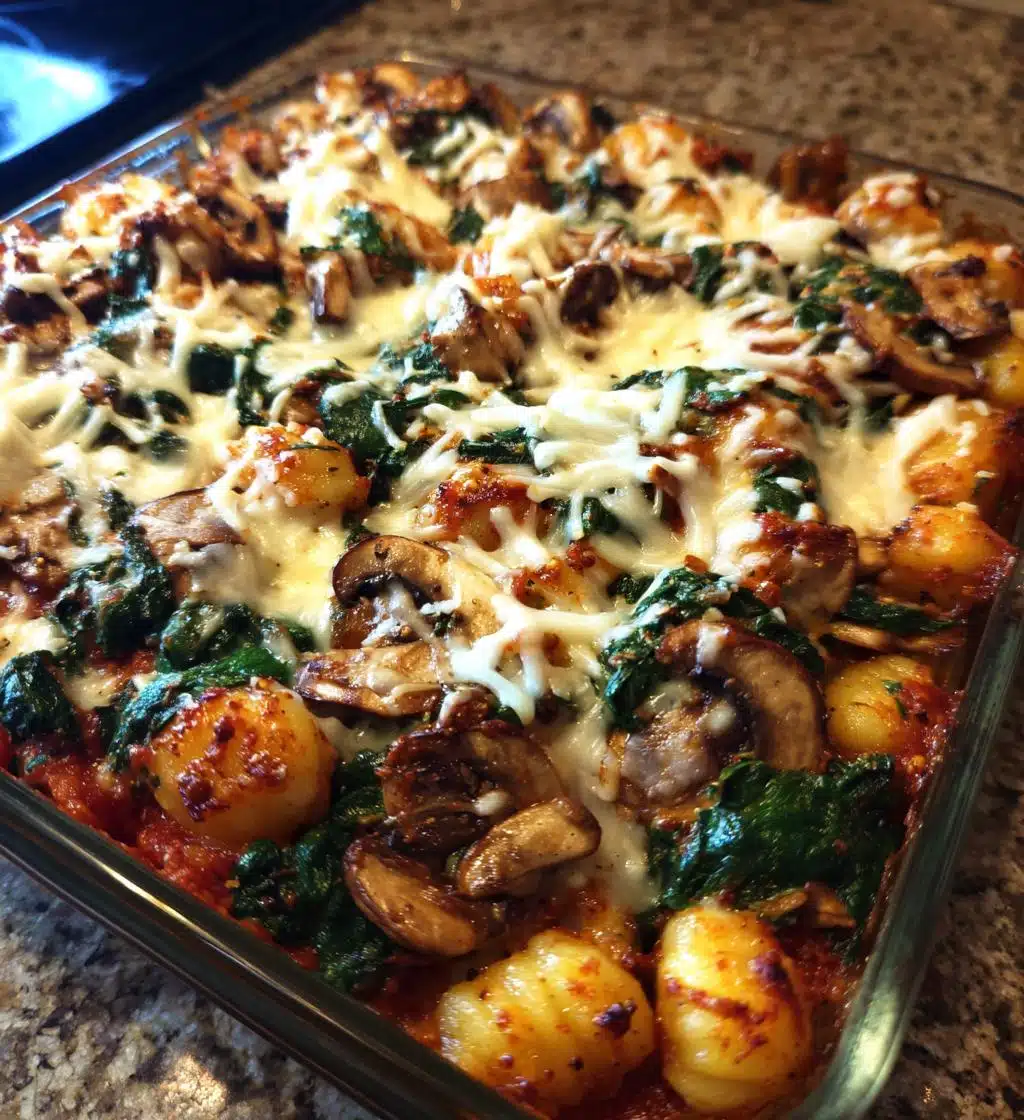 vegan baked gnocchi - detail 1