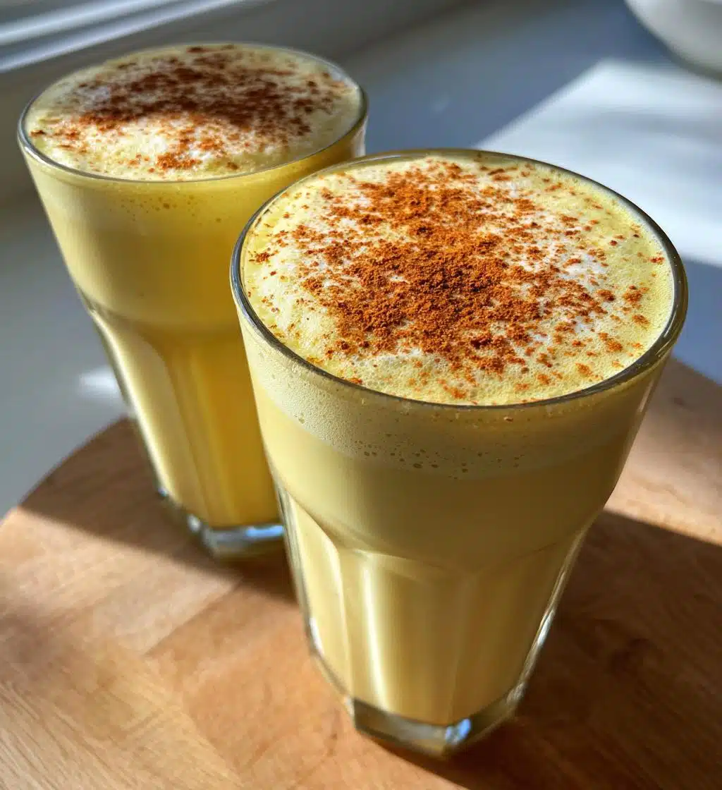 vegan banana milkshake - detail 1