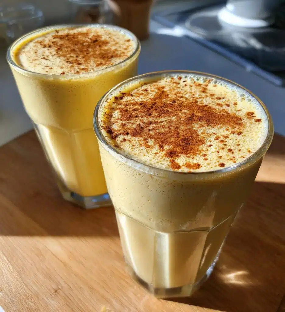 vegan banana milkshake