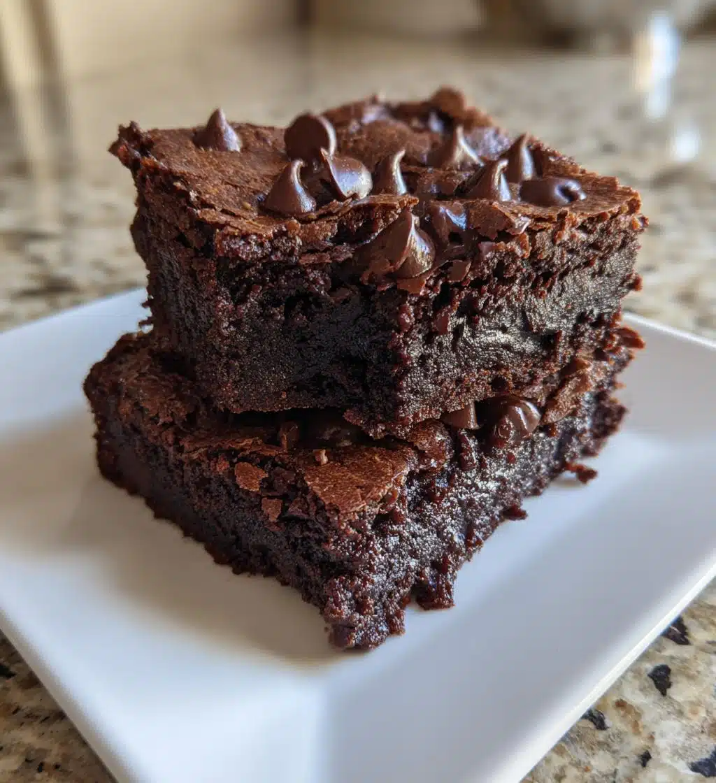 vegan black bean brownies - detail 1
