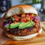 vegan black bean burger