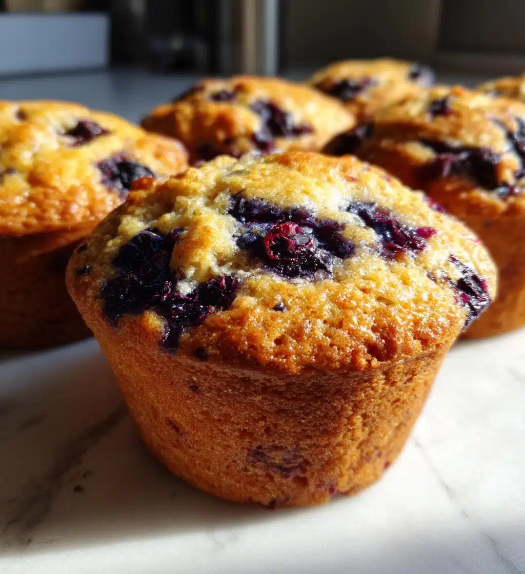 vegan blueberry muffins