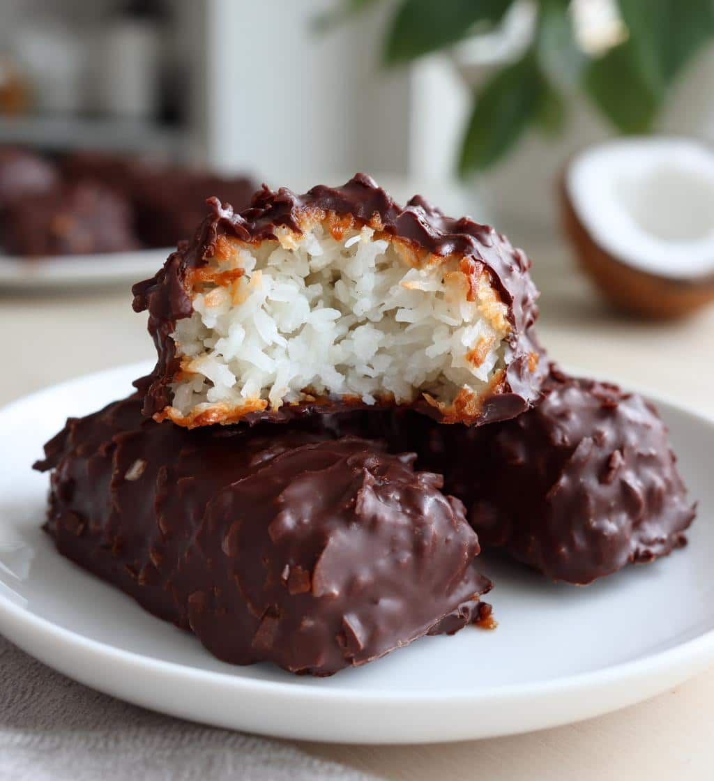 vegan bounty bars recipe - detail 1
