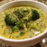 vegan broccoli cheese soup